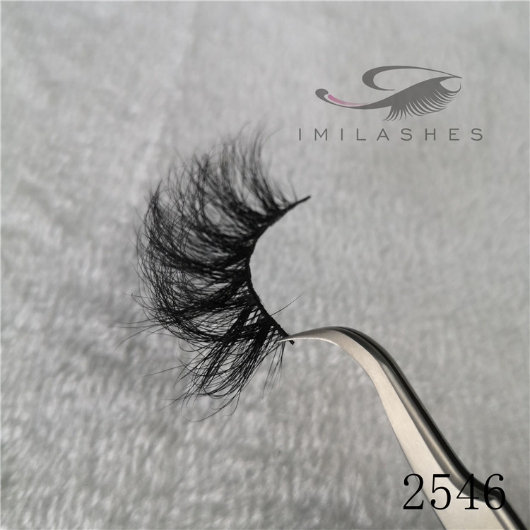 Wholesale real mink 25mm eyelashes false mink lashes A-46